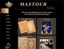 Tablet Screenshot of mastourgalleries.com